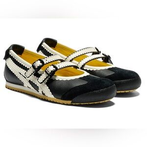 Onitsuka Tiger Mexico 66 TGRS Black and Cream Flats